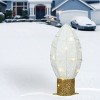 20" Prelit White Christmas Light Bulb Decoration - National Tree Company - 2 of 4