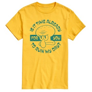 Men's - Spongebob Squarepants - Ruin My Day Short Sleeve Graphic T-Shirt - 1 of 4