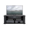 Bakersfield Ravenwood TV Stand Black - CorLiving: Contemporary Design, Open Storage, Fits 55" TVs - CorLiving - 3 of 4