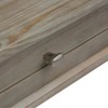 Wood Shaker Style Transitional Desk with Two Side Drawers and Flip - 3 of 4