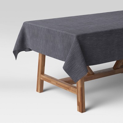 104" x 60" Chambray Tablecloth Blue - Threshold™