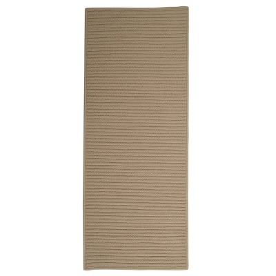 Colonial Mills Ikebana Braided Runner, Beige 2x9, Rectangle Shape