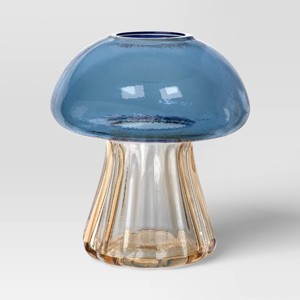 Glass Mushroom Bud Vase Small - Room Essentials™ - 1 of 3