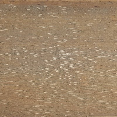 Matte Black and Rustic Brown 7-Piece Dining Set with Trestle Table