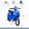 Kids Motorcycle 24V 350W Electric Ride-On, 14MPH Max, Waterproof Design, LED Lights & Rear Brake - Motorbike for Ages 8-14 - 3 of 4