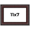 PosterPalooza | Photo Size Linear Brown Picture Frame - UV Acrylic, Foam Board Backing, Hanging Hardware - 2 of 4
