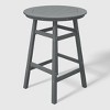 WestinTrends Malibu 35" All Weather HDPE Outdoor Patio Round Counter Height Bistro Table With Umbrella Hole - 4 of 4