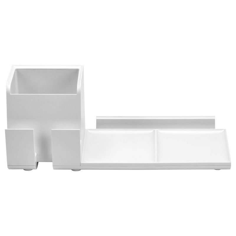 Office Konnect Desk Organizer Power Base with Phone Stand White - Bostitch, 3 of 11