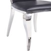 Acme Furniture Cyrene Dining Chairs Black Synthetic Leather/Stainless Steel - 4 of 4