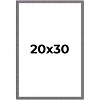 PosterPalooza | Textured Grey Picture Frame - UV Acrylic, Foam Board Backing, Hanging Hardware - 2 of 4
