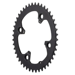 Campagnolo EKAR Chainring and Bolt Set 44t 123 BCD 1x 13-Spd 4-Bolt Aluminum Blk - 1 of 2