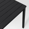 Blackened Wood 6 Person Rectangle Patio Dining Table - Smith & Hawken™ - image 3 of 4