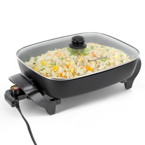 MegaChef 3qt Electric Fry Pan with Non-Stick Coating - 1 of 4