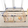 Baby Gate Playpen Baby Fence for Babies and Toddlers Play Yards for Play Area - 3 of 4