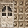 6" Double Sided Stone Doorway Canvas Room Divider Gray - Oriental Furniture: High Resolution Print, No Assembly, Adjustable Panels - 4 of 4