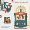Garvee Kids Swing Slide Set with Bus Play, Freestanding Climber Slide Playset with Basketball Hoop for Boys Girls Birthday Christamas Gift - 4 of 4