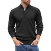 COOFANDY Men's Quarter Button Sweater Lightweight Mock Neck Pullover Sweater Fashion Casual Knitted Waffle Henley Sweater - 4 of 4