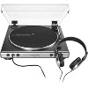 Audio-Technica AT-LP60XHP Fully Automatic Belt-Drive Turntable, Gunmetal/Black - 2 of 4