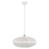 Livex Lighting Charlton 3 - Light Pendant in  White/Brushed Nickel - 2 of 4