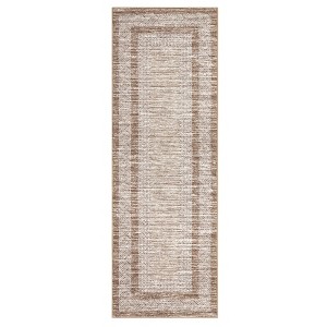 Modern Geometric Washable Rug – Non-Slip Low Pile  Carpet for Living Room, Bedroom & More - 1 of 4