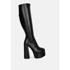 Coraline High Block Heeled Calf Boots - image 2 of 4