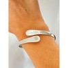 Hollywood Sensation Sister Bracelets, Engraved Bracelets My best friend from the start 9 Inches in Silver or Gold - 3 of 4