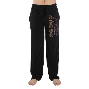 Mens Black Magic the Gathering Game Sleep Pajama Pants - 1 of 2