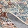 Machine Washable Rug Modern Abstract Carpet Non Slip Geometric Throw Rug Foldable Low Pile Ultra Soft Distressed Accent Rug for Living&Dining Room - 4 of 4