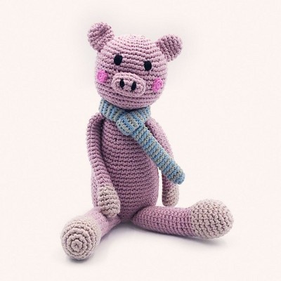 Pebble Organic Pig Rattle : Target