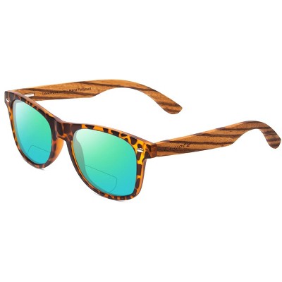 Coyote Eyewear Woodie Polarized Sun OR Bi-Focal Sunglasses in Black Tortoise