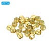 Unique Bargains Brass Air Water Gas Pipe Compression Fitting Sleeves Ferrules Gold 25 Pcs - 3 of 4
