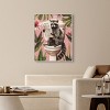 Art Remedy Raccoon Tropical Bathroom Tropical Bathroom Wall Art Framed - 2 of 4