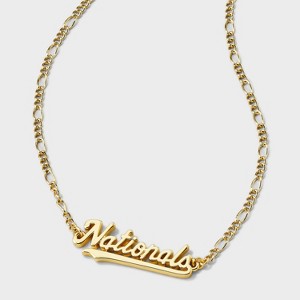 Bijoux Sport by Luv Aj MLB Gold Nameplate Pendant Necklace - 1 of 4