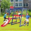 Costway 7-In-1 Kids Indoor Playground w/ Slide Climbing Net Crowling Ladder Rope Ladder - 4 of 4