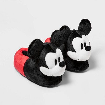 Men's Disney 100 Mickey Mouse Matching Family Slippers - Red 10-13