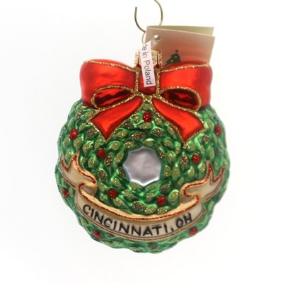 Tannenbaum Treasures 3.25 In Cincinnati Wreath Holiday Ohio Holy Tree Ornaments