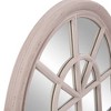 Howard Elliott 41"x29" Windowpane Wood Framed Wall Mirror Taupe - 4 of 4