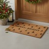 HomeRoots 24" X 36" Brown And Black Christmas Trees Merry and Bright Outdoor Coir Door Mat - 2 of 4