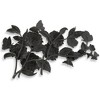 SPI Home Hydrangea and Butterfly Wall Hanging – 25" Wide Cast Aluminum Floral Accent for Indoor/Outdoor Display - 3 of 4