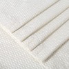 TackView Embossed Pattern Shower Curtain, Microfiber Fabric Shower Liner Waterproof Polyester Fabric - 2 of 4