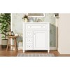 ORRD 30 Inch Bathroom Vanity with Ceramic Sink, French Country Storage Cabinet with Soft-Close Doors & Organizer - 3 of 4