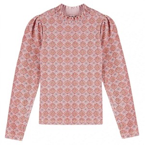 Girl Aztec Velour Turtle Top - Nono - 1 of 4