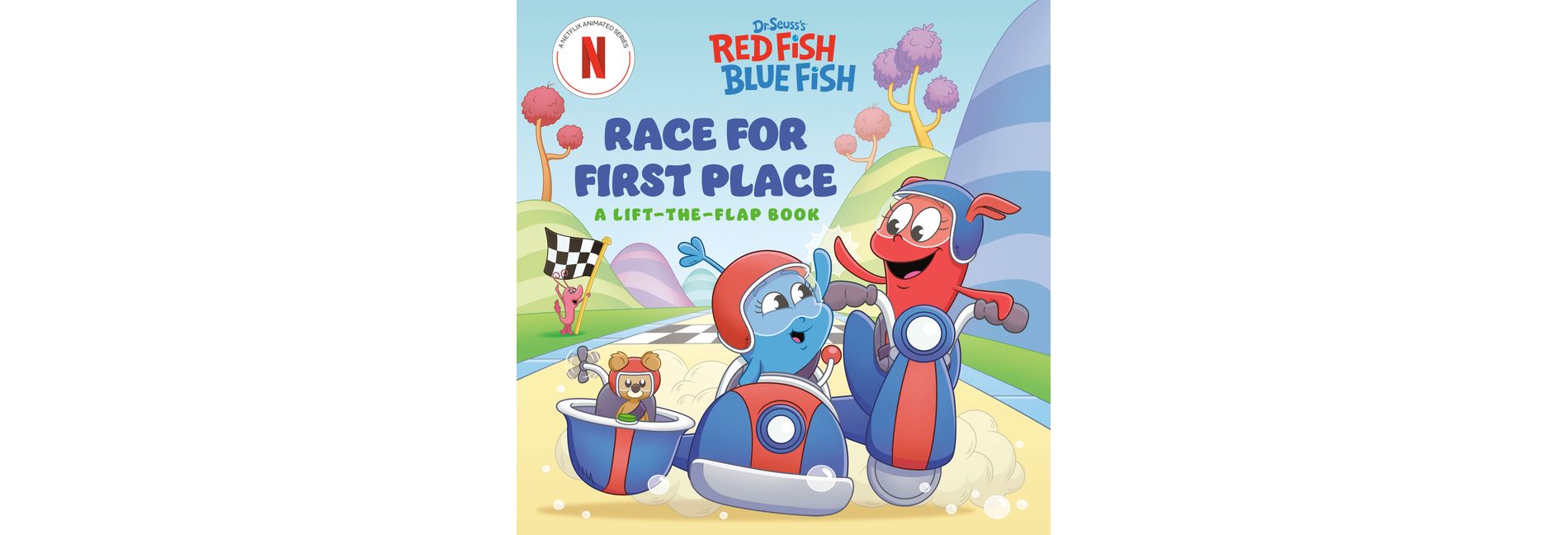 Race for First Place: A Lift-The-Flap Book (Dr. Seuss's Red Fish, Blue Fish) - by  Random House (Board Book)