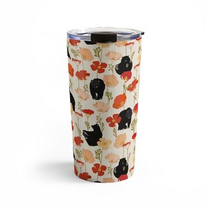Iveta Abolina California Poppies and Bears 20 oz Stainless Steel Travel Mug - Deny Designs - 1 of 4