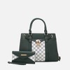 MKF Collection Christine Circular Print Vegan Leather Satchel Bag for Women with Matching Wallet by Mia K - 2 of 4