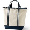 Lands' End Zip Top Canvas Tote Bag - 4 of 4