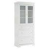 70" Bathroom Storage Cabinet, Freestanding Floor Cabinet with 3 Drawers and Adjustable Shelves, Kitchen Pantry Cabinet for Bathroom Office - 3 of 4