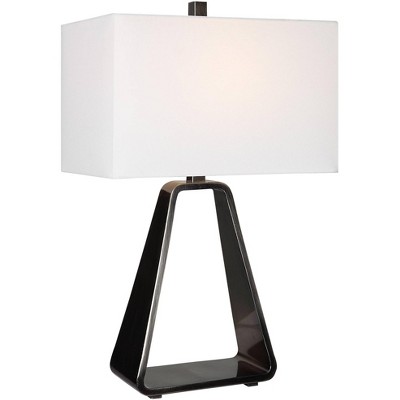 Uttermost Halo Plated Antique Nickel Metal Table Lamp