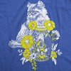 Womens Cat And Mouse Funny T Shirt Kitten Graphic Tee For Ladies - Crazy Dog Women's T Shirt - 2 of 4
