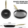 imarku Frying Pan - 8 Inch Non Stick Frying Pan, Cast Iron Skillet Nonstick Pan, Honeycomb Nonstick Frying Pan with Stay Cool Stainless Steel Handle - 2 of 4